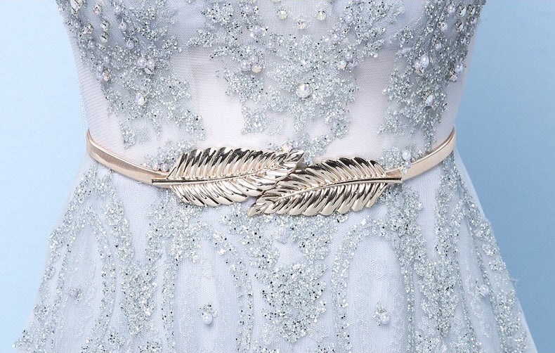 natala Aラインドレス グレー S M L XL XXL - アルカドレス