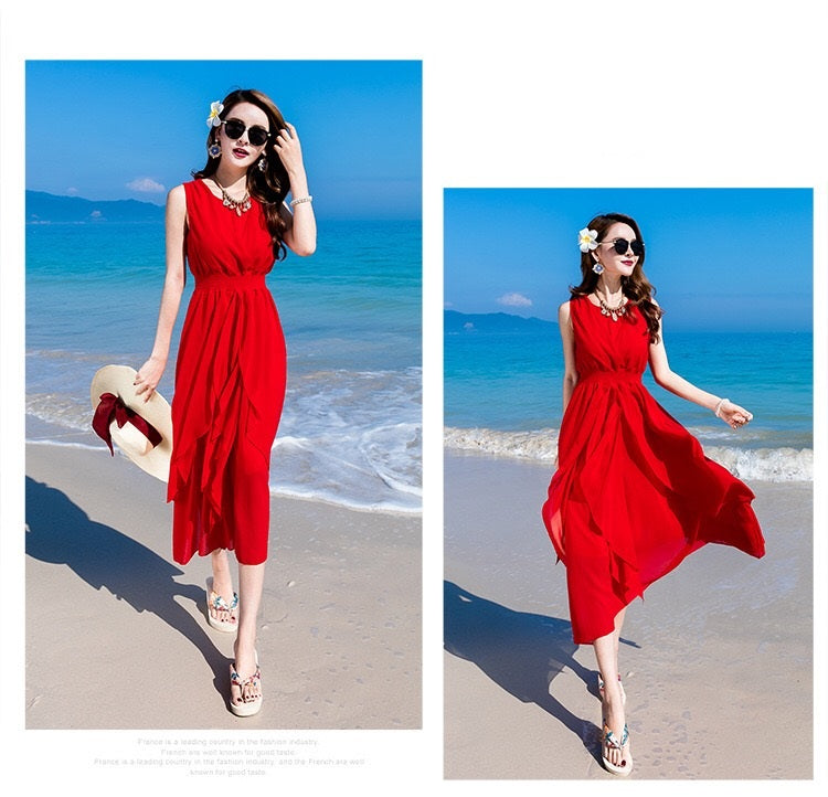 grace Aラインドレス ホワイト イエロー ブルー レッド S M L XL XXL - アルカドレス