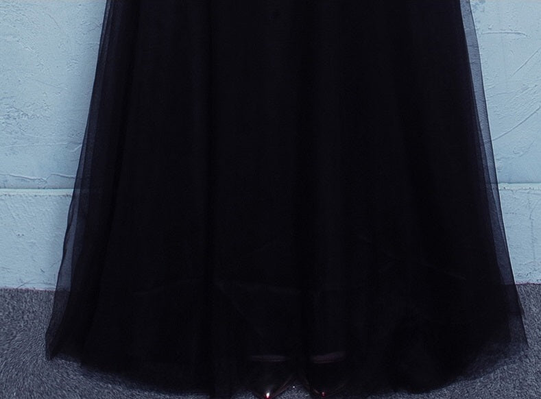 arianna Aラインドレス ブラック S M L XL XXL XXXL - アルカドレス