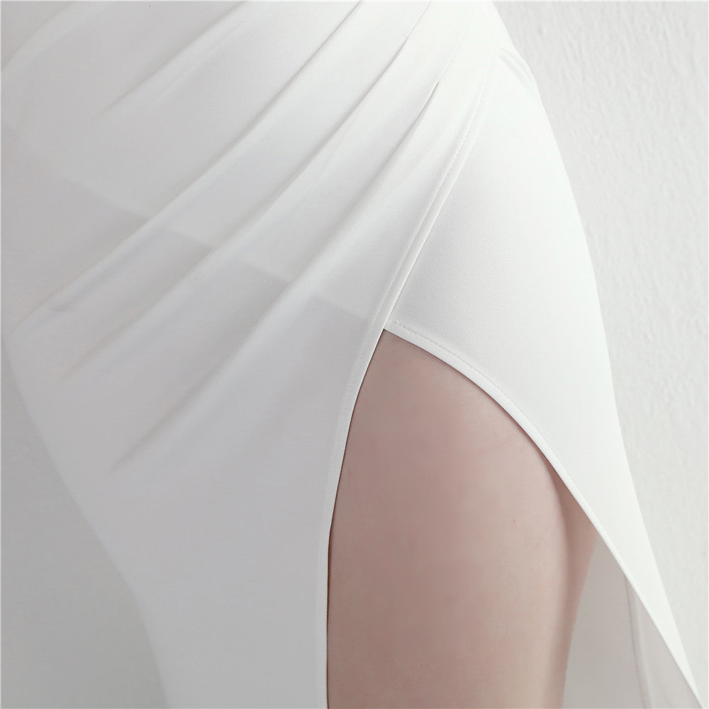 herkko スリットドレス ブラック ホワイト グリーン ネイビー レッド S M L XL 即日発送 即納 結婚式 パーティードレス 体型カバー 小柄 ゆったり マタニティ ブラジャー 20代 30代 40代 50代 ブランド ワンピース シャンパン 夏 持ち運び 商品を削除