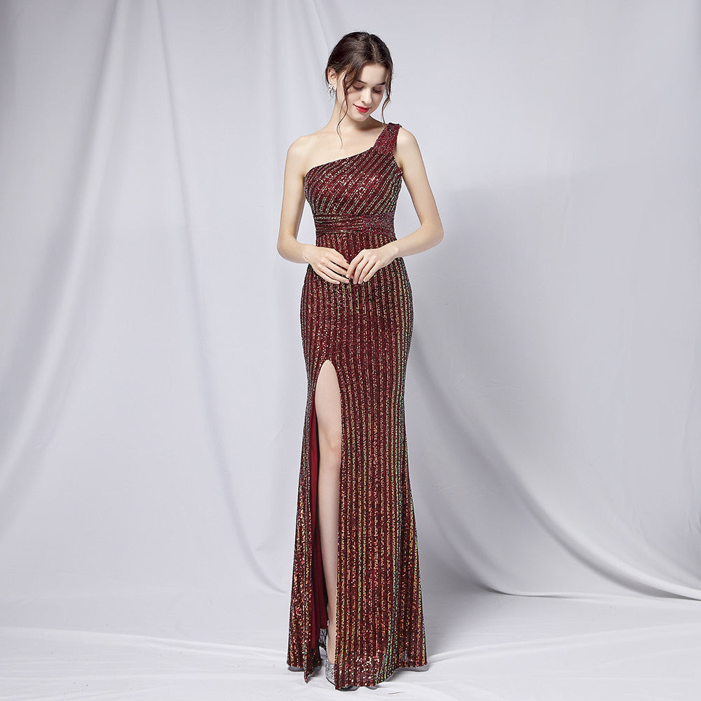 azretovna スリットドレス レッド ゴールド グリーン ホワイト S M L XL 結婚式 大きいサイズ 演奏会 パーティードレス ロングドレス お呼ばれ ドレス ワンピース 二次会 発表会 母親 フォーマルドレス 袖あり フォーマル パーティー 披露宴 同窓会 アフタヌーン ドレス ママ ドレス ミセス 七分袖 洋装 長袖 マザーズ ドレス 演奏会用 ドレス レディース Aライン