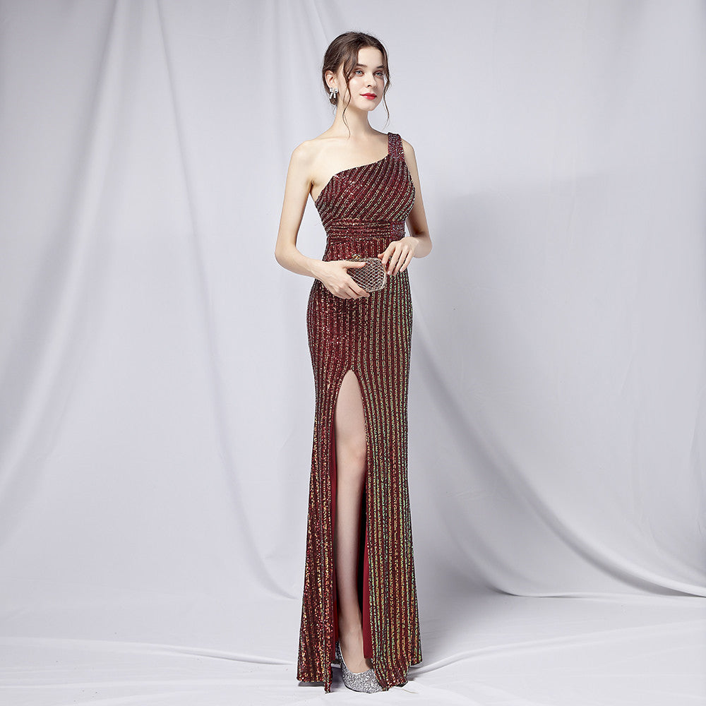 azretovna スリットドレス レッド ゴールド グリーン ホワイト S M L XL 結婚式 大きいサイズ 演奏会 パーティードレス ロングドレス お呼ばれ ドレス ワンピース 二次会 発表会 母親 フォーマルドレス 袖あり フォーマル パーティー 披露宴 同窓会 アフタヌーン ドレス ママ ドレス ミセス 七分袖 洋装 長袖 マザーズ ドレス 演奏会用 ドレス レディース Aライン
