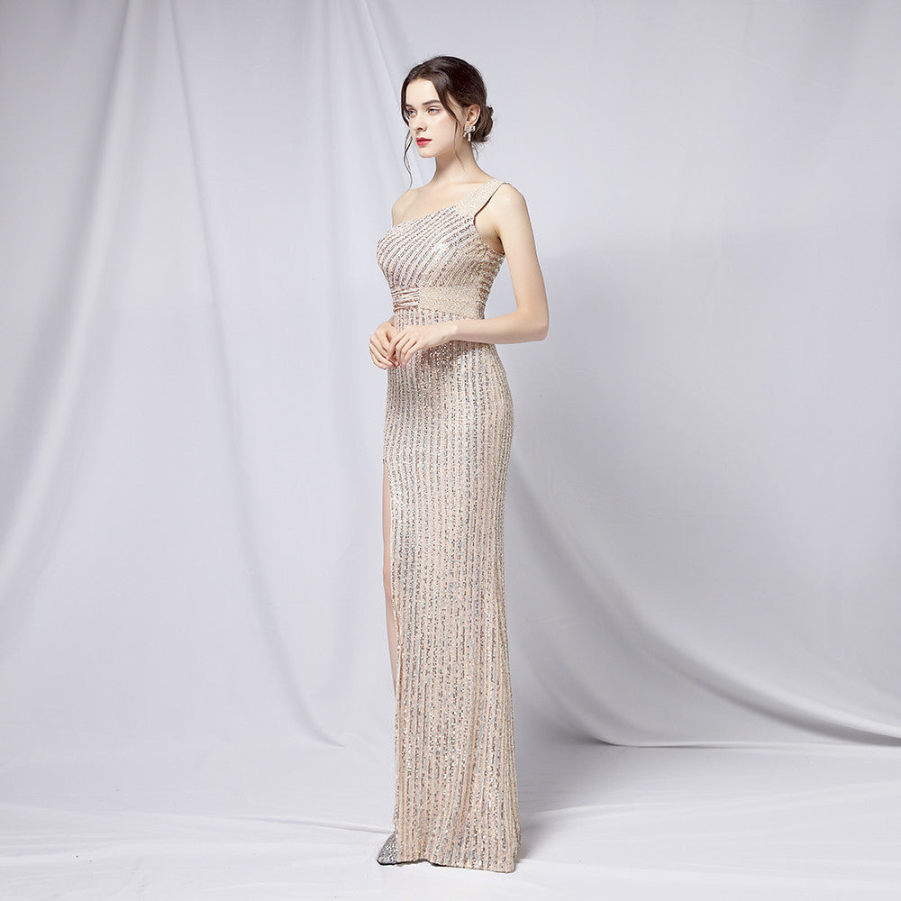azretovna スリットドレス レッド ゴールド グリーン ホワイト S M L XL 結婚式 大きいサイズ 演奏会 パーティードレス ロングドレス お呼ばれ ドレス ワンピース 二次会 発表会 母親 フォーマルドレス 袖あり フォーマル パーティー 披露宴 同窓会 アフタヌーン ドレス ママ ドレス ミセス 七分袖 洋装 長袖 マザーズ ドレス 演奏会用 ドレス レディース Aライン