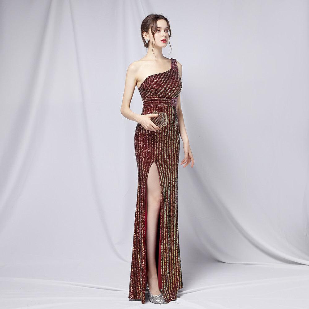 azretovna スリットドレス レッド ゴールド グリーン ホワイト S M L XL 結婚式 大きいサイズ 演奏会 パーティードレス ロングドレス お呼ばれ ドレス ワンピース 二次会 発表会 母親 フォーマルドレス 袖あり フォーマル パーティー 披露宴 同窓会 アフタヌーン ドレス ママ ドレス ミセス 七分袖 洋装 長袖 マザーズ ドレス 演奏会用 ドレス レディース Aライン