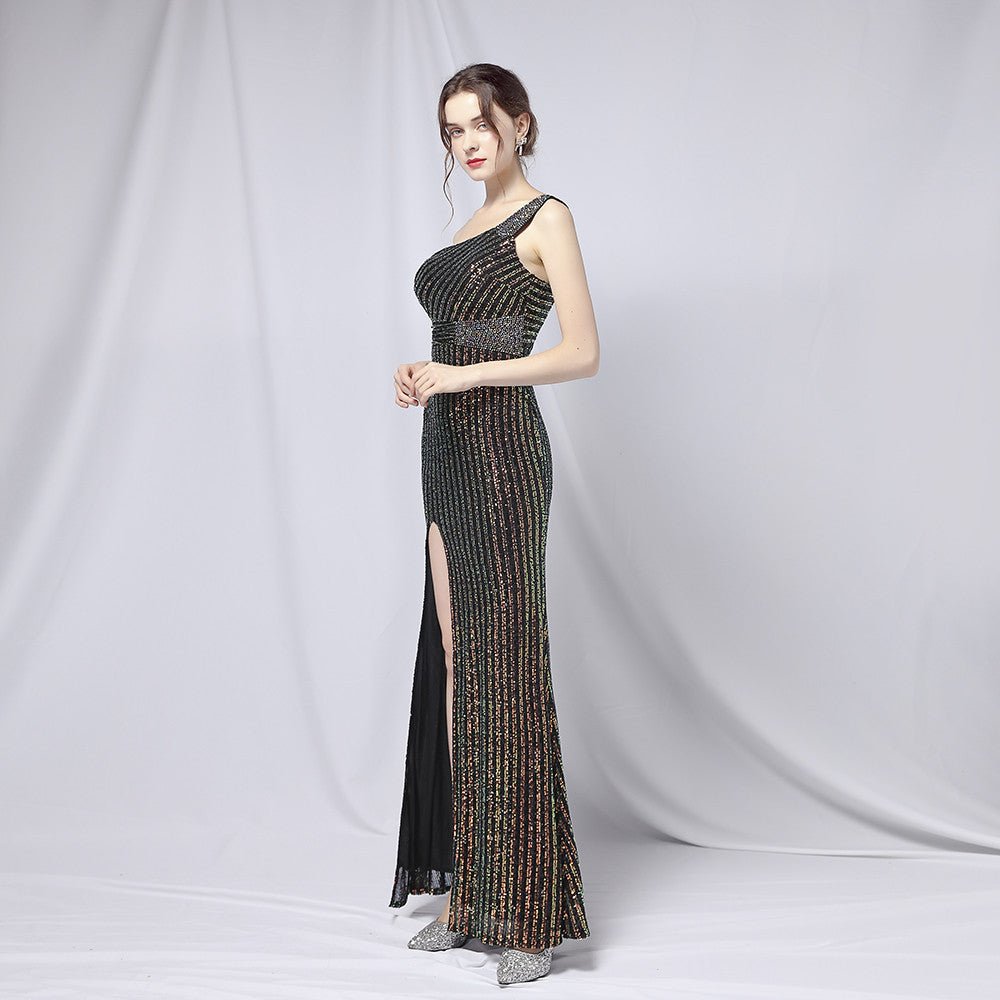 azretovna スリットドレス レッド ゴールド グリーン ホワイト S M L XL 結婚式 大きいサイズ 演奏会 パーティードレス ロングドレス お呼ばれ ドレス ワンピース 二次会 発表会 母親 フォーマルドレス 袖あり フォーマル パーティー 披露宴 同窓会 アフタヌーン ドレス ママ ドレス ミセス 七分袖 洋装 長袖 マザーズ ドレス 演奏会用 ドレス レディース Aライン