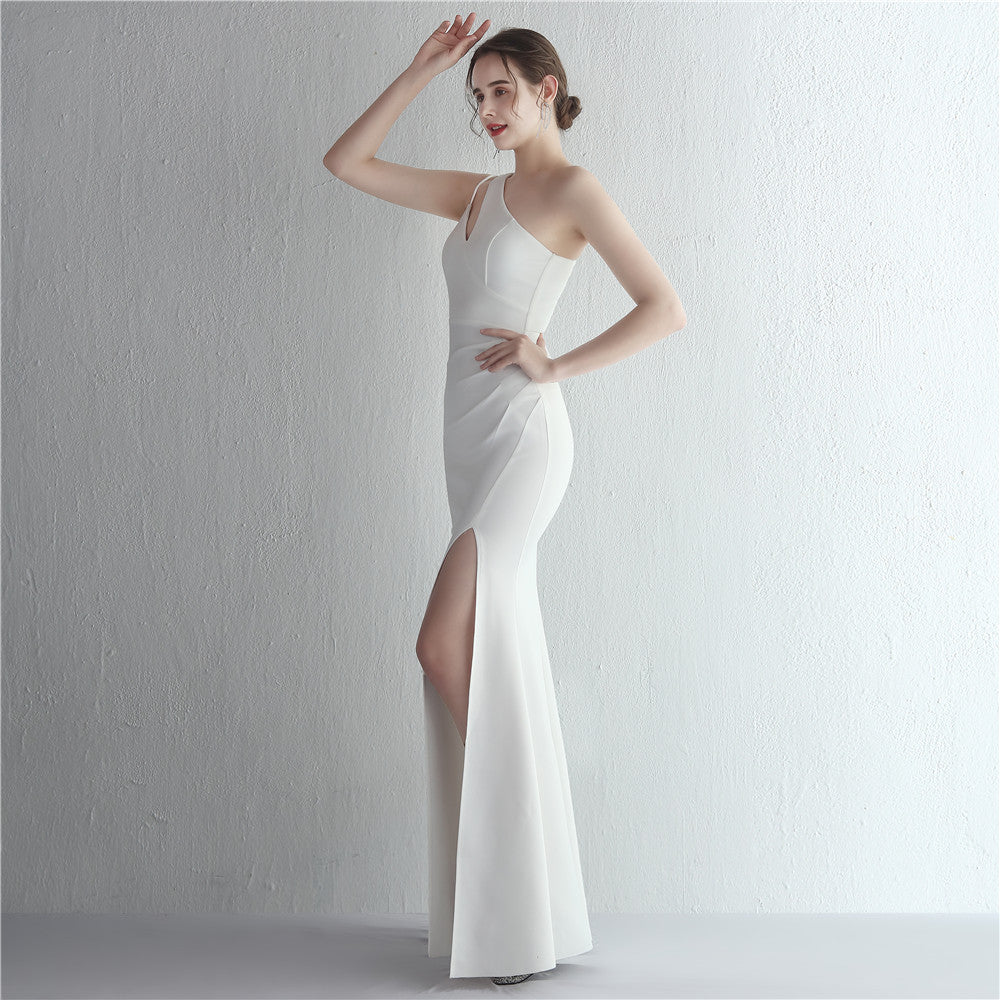 alma スリットドレス グリーン ホワイト ブラック レッド S M L XL XXL 即日発送 即納 結婚式 パーティードレス 体型カバー 小柄 ゆったり マタニティ ブラジャー 20代 30代 40代 50代 ブランド ワンピース シャンパン 夏 持ち運び
