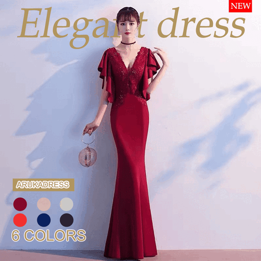 yolande マーメイドドレス ワインレッド ベージュ ホワイト ネイビー ブラック ライトレッド S M L XL XXL 即日発送 即納 即日発送 即納 結婚式 パーティードレス 体型カバー 小柄  ゆったり マタニティ ブラジャー 20代 30代 40代 50代 ブランド ワンピース シャンパン 夏 持ち運び