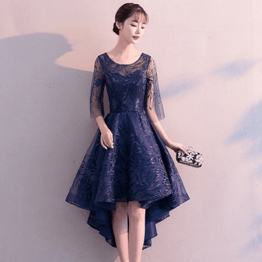 tuula フィッシュテール ネイビー XS S M L XL XXL 即日発送 即納 結婚式 パーティードレス 体型カバー 小柄  ゆったり マタニティ ブラジャー 20代 30代 40代 50代 ブランド ワンピース シャンパン 夏 持ち運び