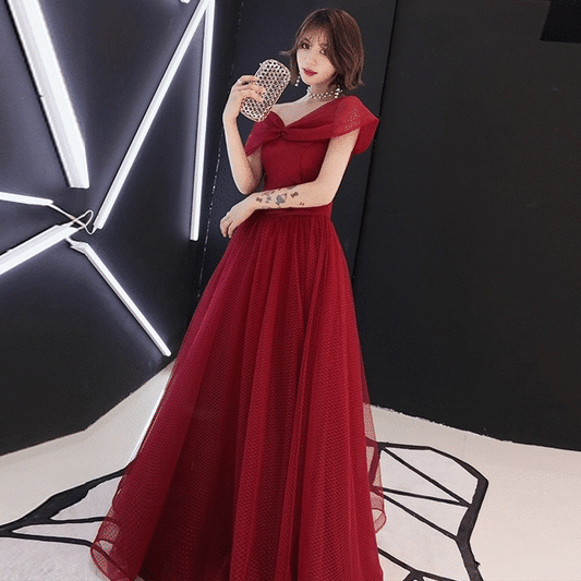 riche Aラインドレス レッド S M L XL XXL 即日発送 即納 結婚式 パーティードレス 体型カバー 小柄  ゆったり マタニティ ブラジャー 20代 30代 40代 50代 ブランド ワンピース シャンパン 夏 持ち運び