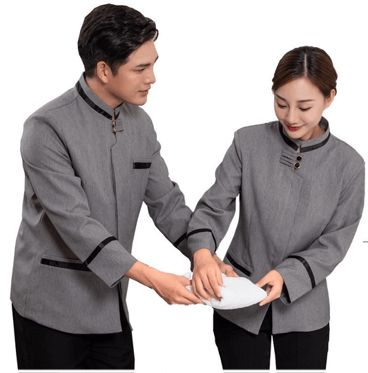 zaira サービングコート グレー ブラウン ホワイト L XL XXL 3XL 4XL 5XL