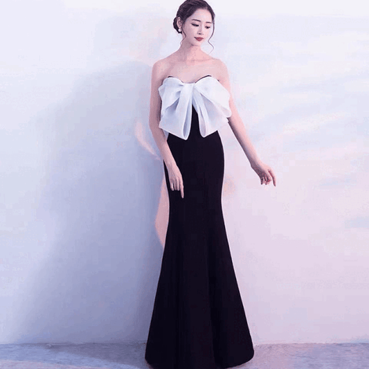 rosemonde マーメイドドレス レッド ホワイト ピンク ブラック ワインレッド(濃いレッド) ホワイト/ブラック S M L XL XXL - アルカドレス