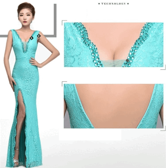 即納ドレス あす楽 yolanda スリットドレス グリーン S M L XL XXL 即日発送 明日 届く 結婚式 大きいサイズ 演奏会 パーティードレス ロングドレス お呼ばれ ドレス ワンピース 二次会 発表会 母親 フォーマルドレス 袖あり フォーマル パーティー 披露宴 同窓会 アフタヌーン ドレス ママ ドレス ミセス 七分袖 洋装 長袖 マザーズ ドレス 演奏会用 ドレス レディース Aライン