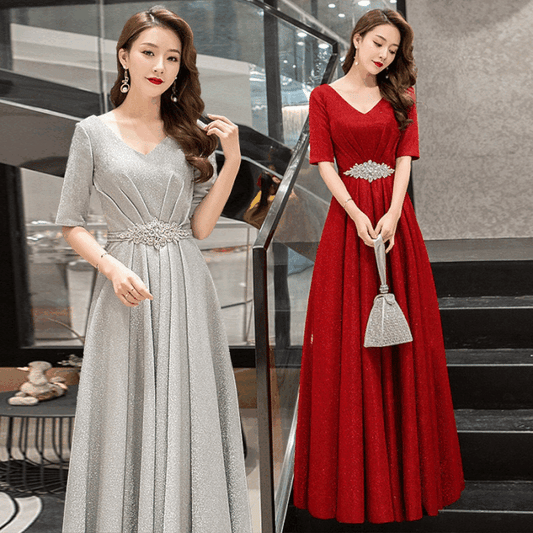 即納ドレス あす楽 raisa Aラインドレス パープル グレー ネイビー レッド XS S M L XL XXL XXXL 即日発送 明日 届く 即日発送 即納 結婚式 パーティードレス 体型カバー 小柄 ゆったり マタニティ ブラジャー 20代 30代 40代 50代 ブランド ワンピース シャンパン 夏 持ち運び