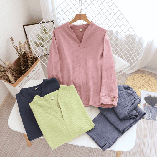 cedric パジャマ ピンク ネイビー グリーン M L XL