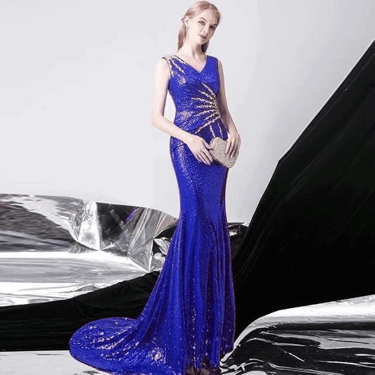 hermina マーメイドドレス レッド ブルー S M L XL 即日発送 即納 結婚式 パーティードレス 体型カバー 小柄  ゆったり マタニティ ブラジャー 20代 30代 40代 50代 ブランド ワンピース シャンパン 夏 持ち運び