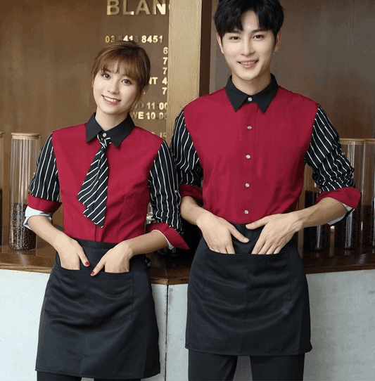 safflower サービスコート レッド/グレー ブラック/グレー L XL XXL XXXL