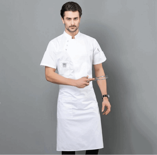 jaxon コックコート ブラック ホワイト ブルー レッド M L XL 2XL 3XL 4XL