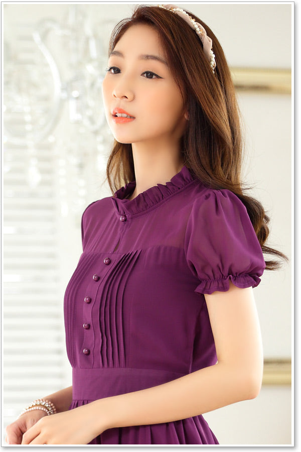 zq9839 Aラインドレス ショート ネイビー パープル M L XL XXL 即日発送 即納 結婚式 パーティードレス 体型カバー 小柄 ゆったり マタニティ ブラジャー 20代 30代 40代 50代 ブランド ワンピース シャンパン 夏 持ち運び