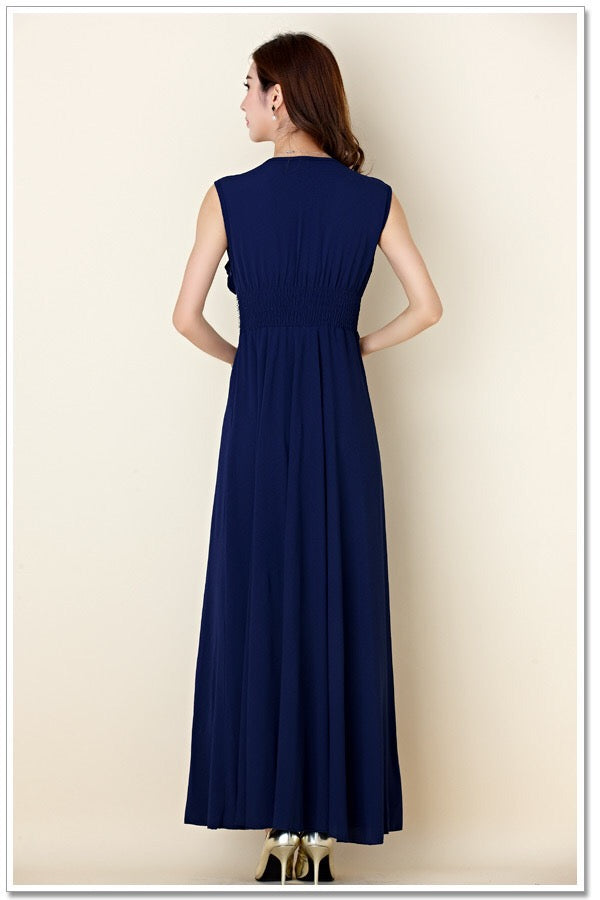 geranium Aラインドレス ピンク ネイビー FREEE XL XXL XXXL 即日発送 即納 結婚式 パーティードレス 体型カバー 小柄 ゆったり マタニティ ブラジャー 20代 30代 40代 50代 ブランド ワンピース シャンパン 夏 持ち運び