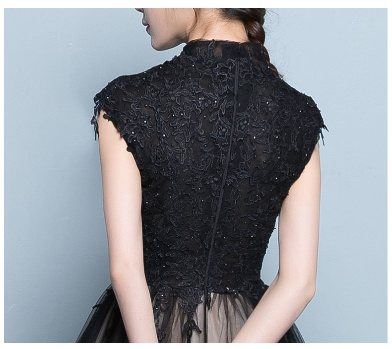 auger Aラインドレス ブラック XS S M L XL XXL - アルカドレス