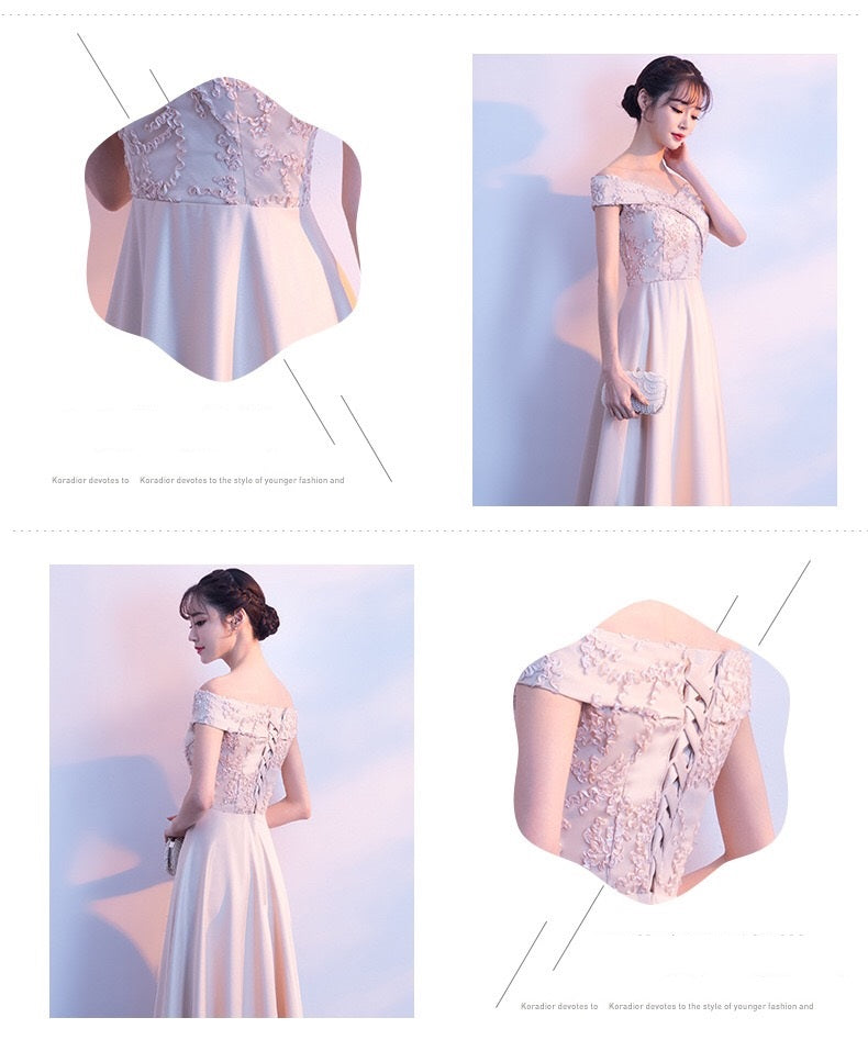 lormeau Aラインドレス ブラック ピンク アプリコット グレー レッド S M L XL XXL 即日発送 即納 結婚式 パーティードレス 体型カバー 小柄 ゆったり マタニティ ブラジャー 20代 30代 40代 50代 ブランド ワンピース シャンパン 夏 持ち運び
