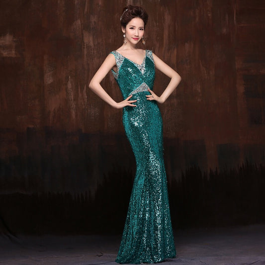 nicolas マーメイドドレス ピンク(濃い) ピンク(薄い) ゴールド(濃い) ゴールド(薄い) レッド グリーン S M L XL XXL - アルカドレス