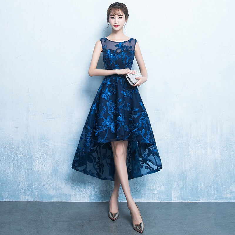 lenain フィッシュテール ネイビー XS S M L XL XXL 即日発送 即納 結婚式 パーティードレス 体型カバー 小柄 ゆったり マタニティ ブラジャー 20代 30代 40代 50代 ブランド ワンピース シャンパン 夏 持ち運び