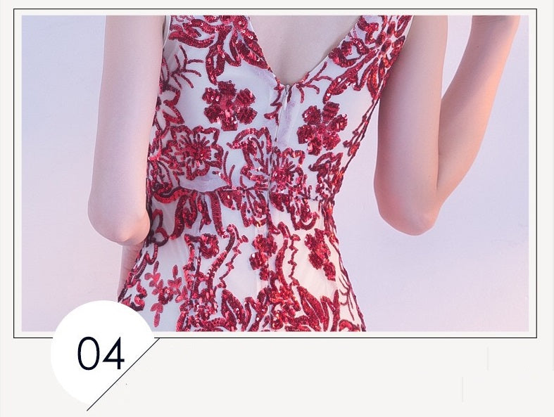 loussier マーメイドドレス レッド S M L XL XXL 即日発送 即納 結婚式 パーティードレス 体型カバー 小柄 ゆったり マタニティ ブラジャー 20代 30代 40代 50代 ブランド ワンピース シャンパン 夏 持ち運び