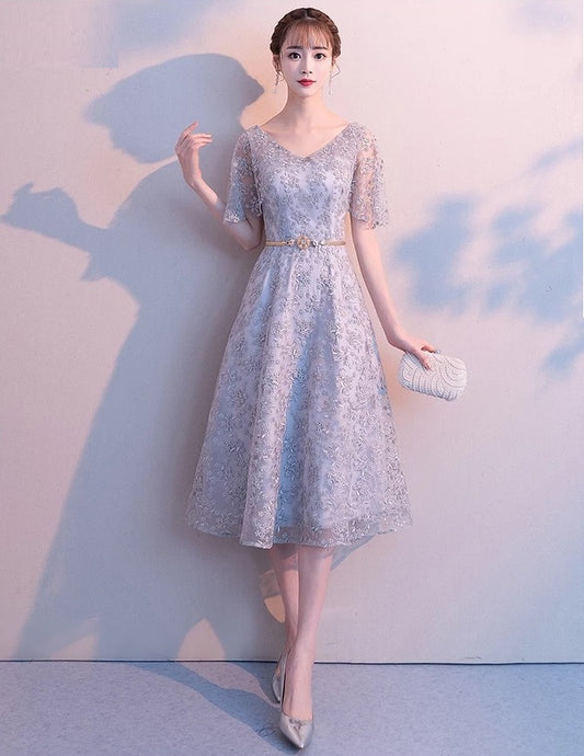 mirela アプリコット グレー S M L XL XXL - アルカドレス