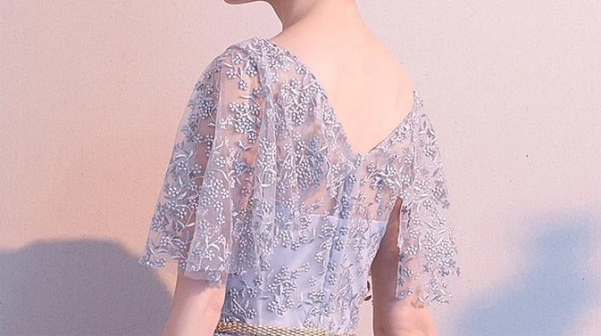 mirela アプリコット グレー S M L XL XXL - アルカドレス
