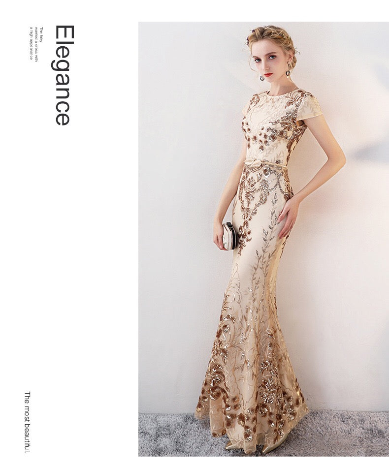 lepape マーメイドドレス ゴールド S M L XL XXL 即日発送 即納 即日発送 即納 結婚式 パーティードレス 体型カバー 小柄 ゆったり マタニティ ブラジャー 20代 30代 40代 50代 ブランド ワンピース シャンパン 夏 持ち運び