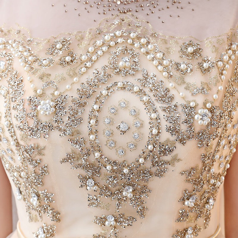 alla ショートドレス ゴールド XS S M L XL XXL XXXL 即日発送 即納 結婚式 パーティードレス 体型カバー 小柄  ゆったり マタニティ ブラジャー 20代 30代 40代 50代 ブランド ワンピース シャンパン 夏 持ち運び