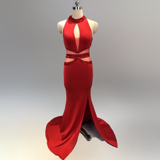 mistral スリットドレス ブラック ホワイト ピンク グリーン レッド S M L XL XXL - アルカドレス