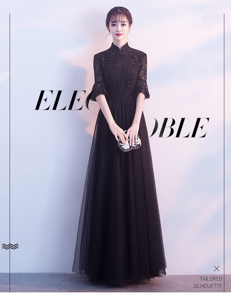 pichon Aラインドレス ブラック XS S M L XL XXL XXXL - アルカドレス