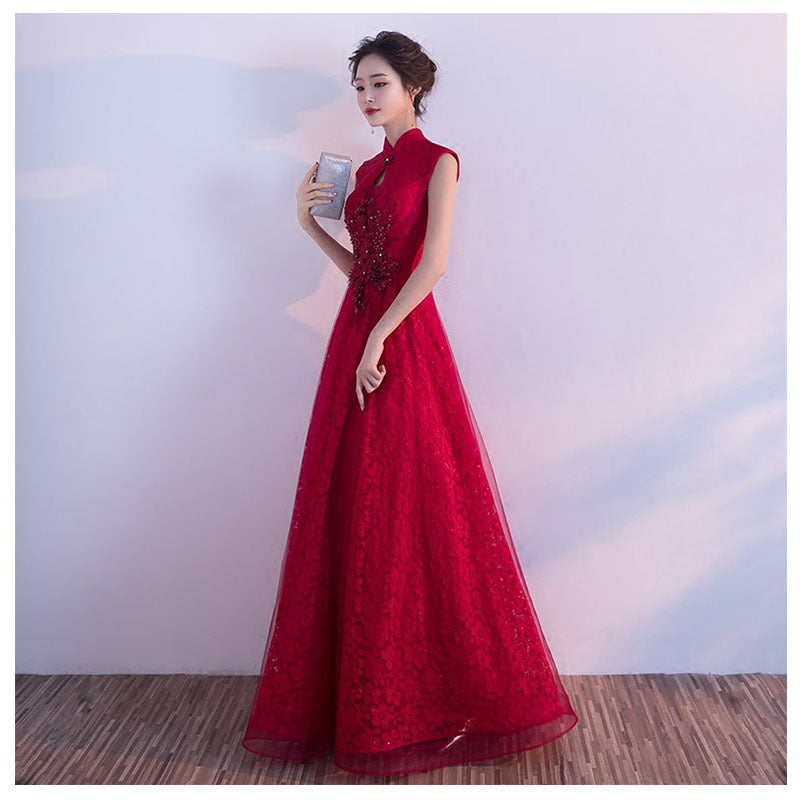 oriana Aラインドレス レッド S M L XL XXL - アルカドレス