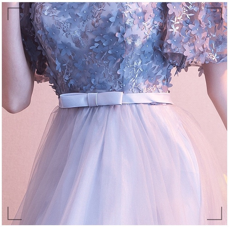 andrea Aラインドレス グレー XS S M L XL XXL XXXL - アルカドレス