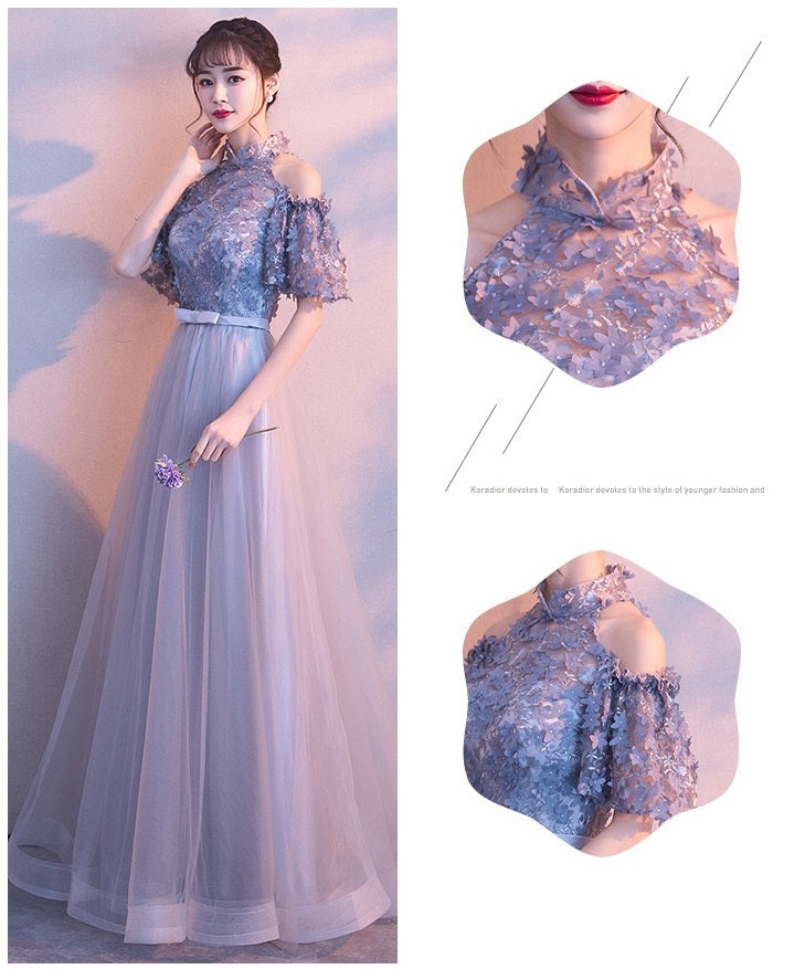 andrea Aラインドレス グレー XS S M L XL XXL XXXL - アルカドレス