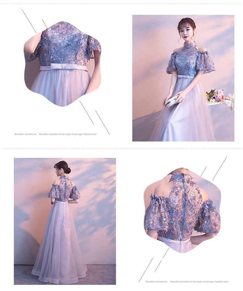 andrea Aラインドレス グレー XS S M L XL XXL XXXL - アルカドレス