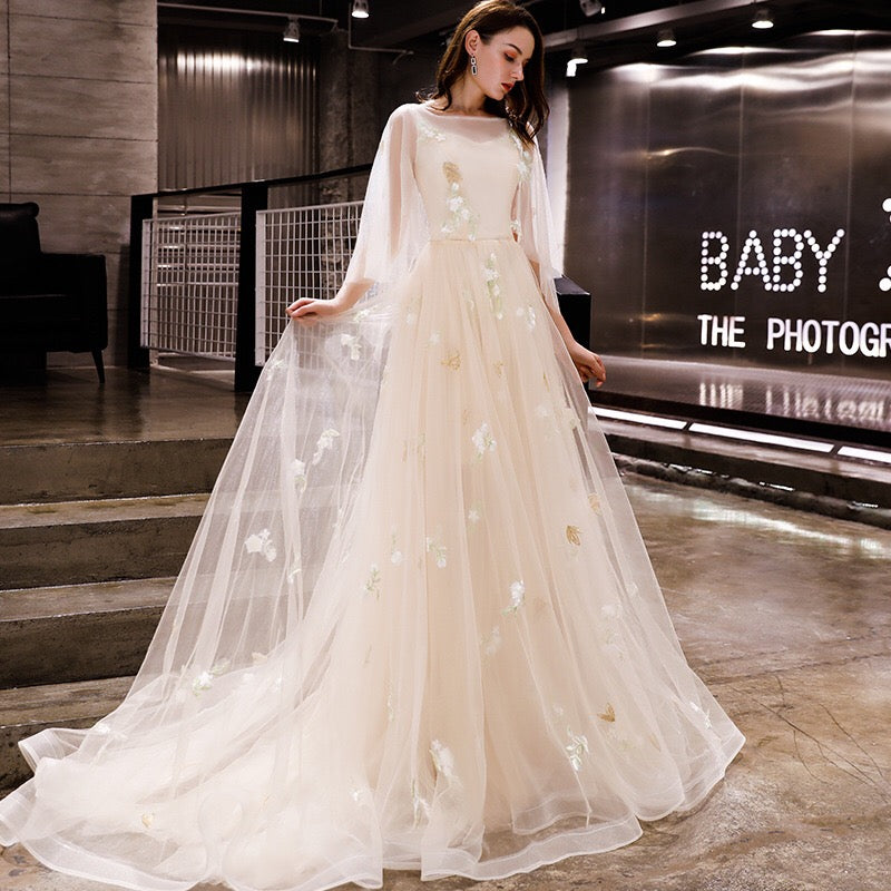 ethan Aラインドレス XXS XS S M L XL XXL XXXL 即日発送 即納 結婚式 パーティードレス 体型カバー 小柄 ゆったり マタニティ ブラジャー 20代 30代 40代 50代 ブランド ワンピース シャンパン 夏 持ち運び