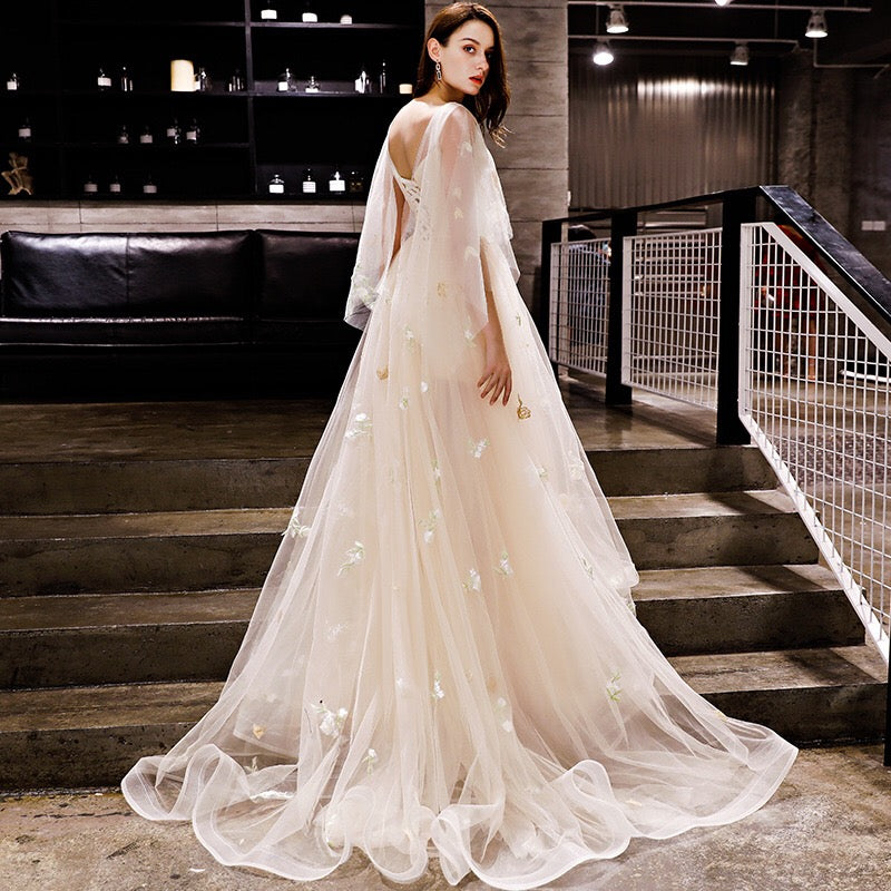 ethan Aラインドレス XXS XS S M L XL XXL XXXL 即日発送 即納 結婚式 パーティードレス 体型カバー 小柄 ゆったり マタニティ ブラジャー 20代 30代 40代 50代 ブランド ワンピース シャンパン 夏 持ち運び