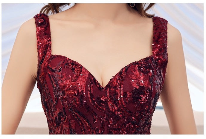 til スリットドレス レッド グリーン ブラック ゴールド S M L XL XXL - アルカドレス