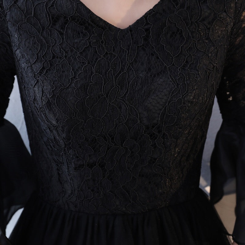 noor Aラインドレス ミディアム ブラック S M L XL XXL 即日発送 即納 結婚式 パーティードレス 体型カバー 小柄 ゆったり マタニティ ブラジャー 20代 30代 40代 50代 ブランド ワンピース シャンパン 夏 持ち運び