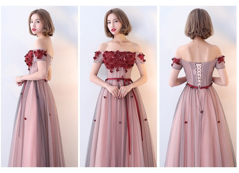 lena Aラインドレス レッド XS S M L XL XXL - アルカドレス