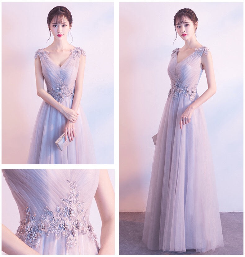 siiri Aラインドレス グレー XS S M L XL XXL XXXL 即日発送 即納 結婚式 パーティードレス 体型カバー 小柄 ゆったり マタニティ ブラジャー 20代 30代 40代 50代 ブランド ワンピース シャンパン 夏 持ち運び