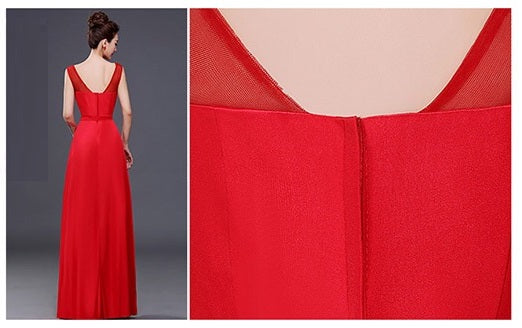 tecla Aラインドレス レッド パープル S M L XL XXL - アルカドレス