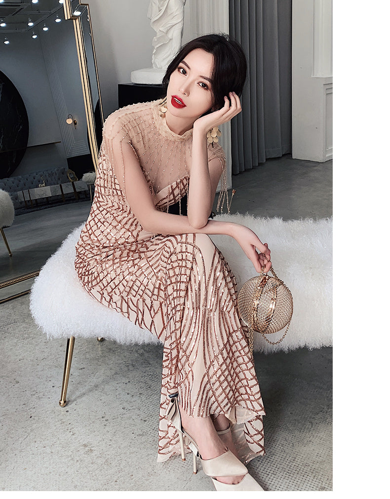即納ドレス あす楽 chloen マーメイドドレス ゴールド XS S M L XL XXL XXXL 即日発送 明日 届く 結婚式 大きいサイズ 演奏会 パーティードレス ロングドレス お呼ばれ ドレス ワンピース 二次会 発表会 母親 フォーマルドレス 袖あり フォーマル パーティー 披露宴 同窓会 アフタヌーン ドレス ママ ドレス ミセス 七分袖 洋装 長袖 マザーズ ドレス 演奏会用 ドレス レディース Aライン