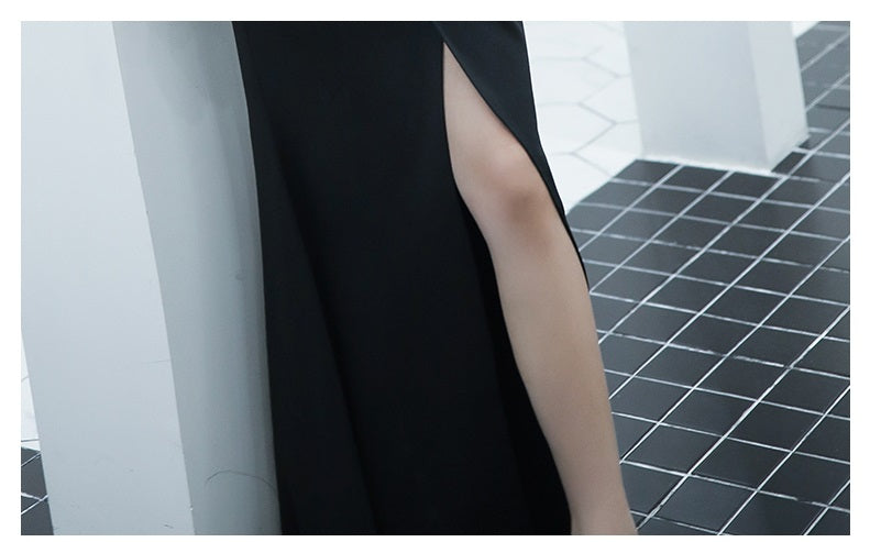 segol スリットドレス ブラック S M L XL XXL - アルカドレス