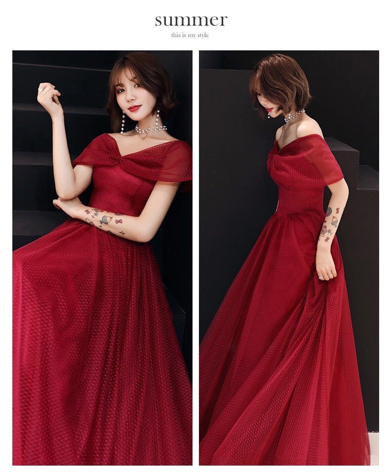 riche Aラインドレス レッド S M L XL XXL - アルカドレス