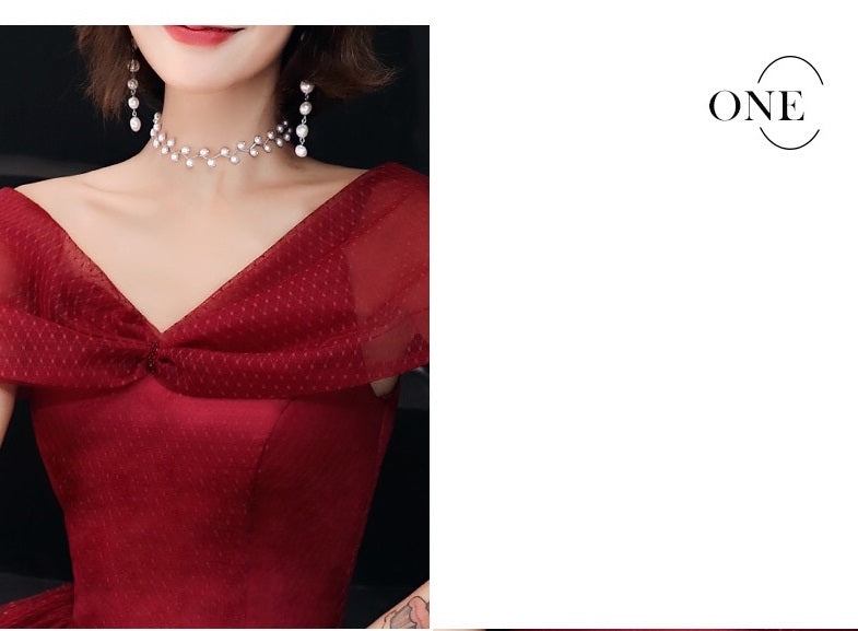 riche Aラインドレス レッド S M L XL XXL - アルカドレス
