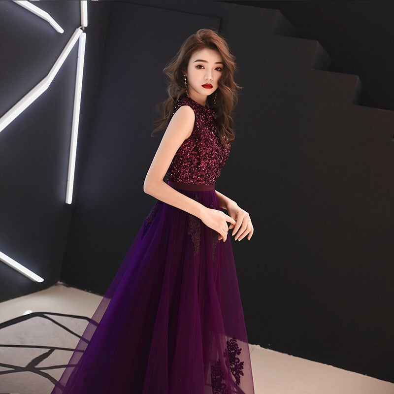 即納ドレス あす楽 roxane Aラインドレス パープル XS S M L XL XXL XXXL 即日発送 明日 届く 結婚式 大きいサイズ 演奏会 パーティードレス ロングドレス お呼ばれ ドレス ワンピース 二次会 発表会 母親 フォーマルドレス 袖あり フォーマル パーティー 披露宴 同窓会 アフタヌーン ドレス ママ ドレス ミセス 七分袖 洋装 長袖 マザーズ ドレス 演奏会用 ドレス レディース Aライン